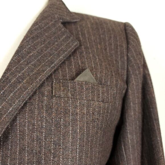 Vintage Daniel for Spellbound Pinstripe Wool Blazer Jacket Size 8 - Picture 5 of 10